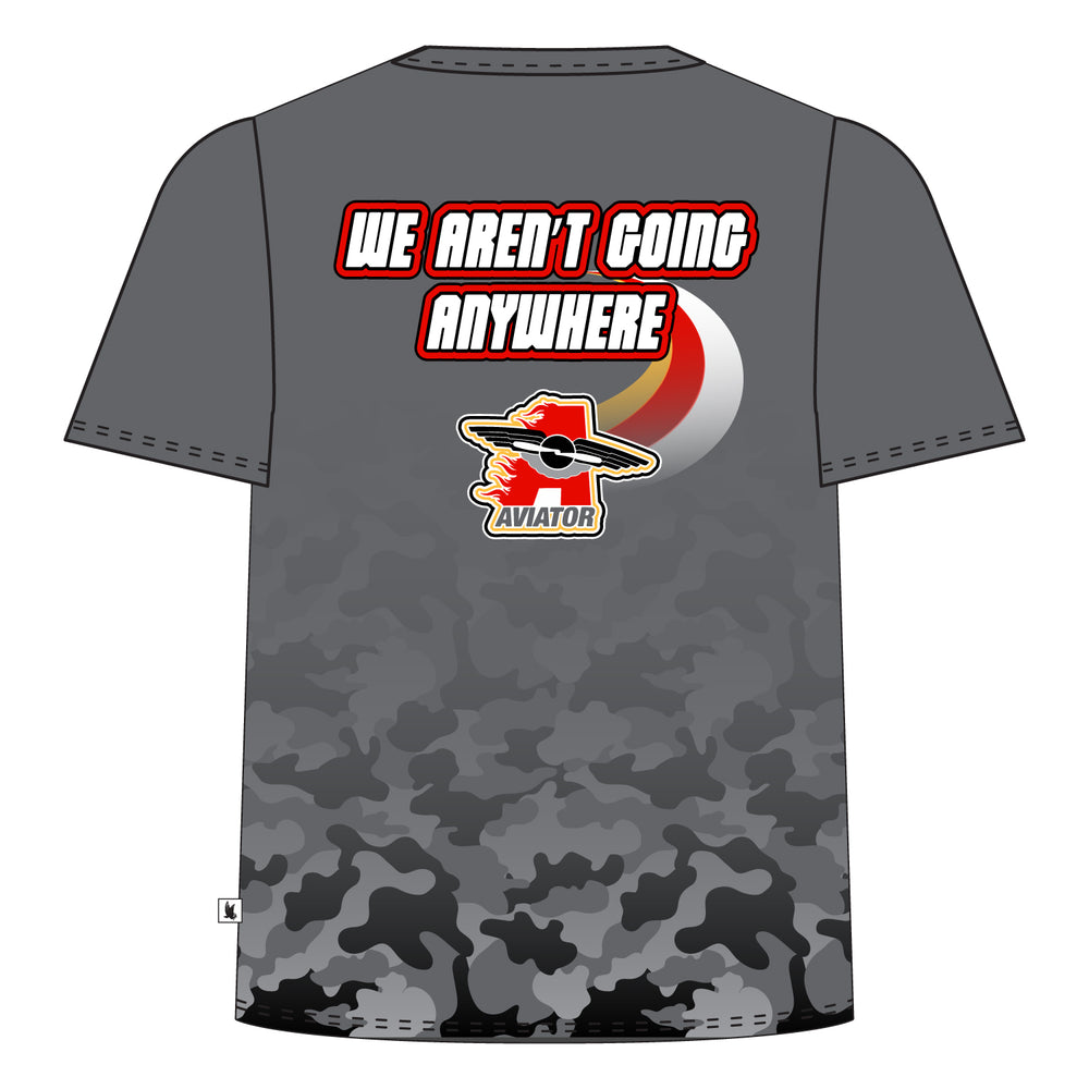 Youth & Adult Aviator Hockey Camo Short Sleeve T-Shirt