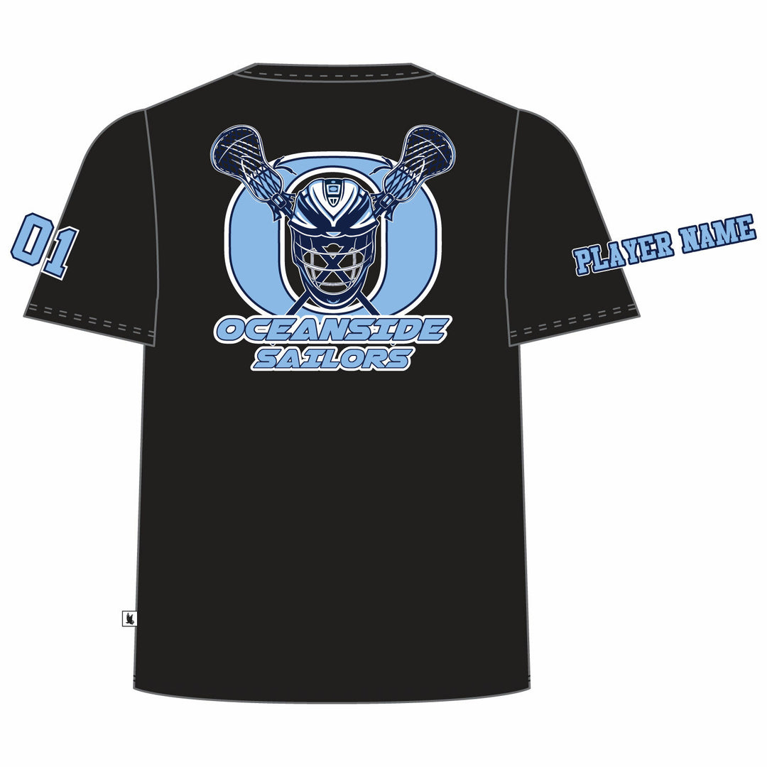 Boys & Mens Oceanside Sailors Lacrosse Tee Shirt - 3 colors!