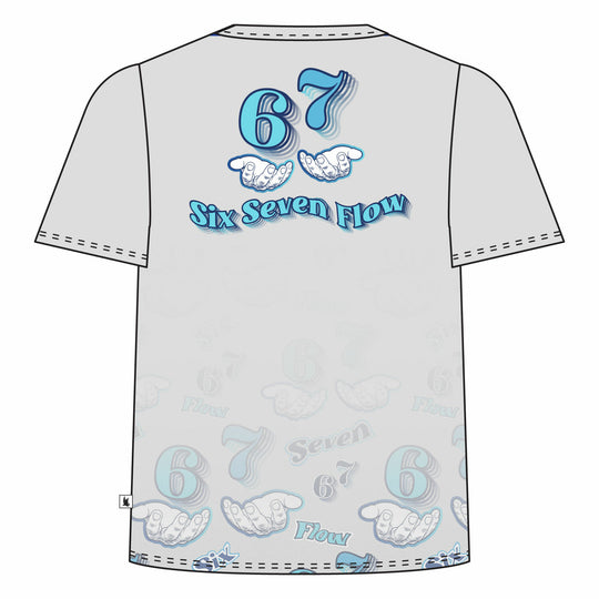 Youth & Adult 6 7 Meme Handshake Tee Shirt