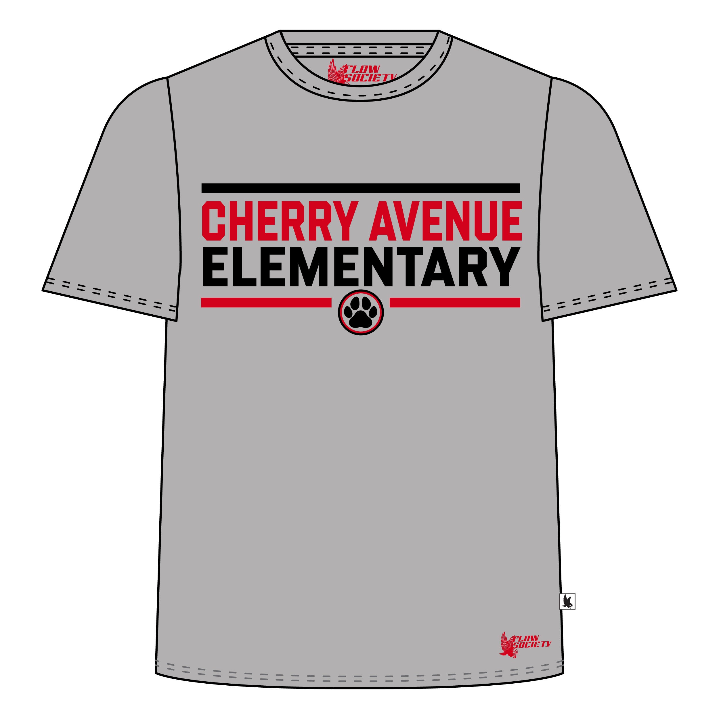 Youth Cherry Avenue Elementary Tee Shirt - 2 colors!