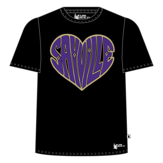 Youth & Adult Sayville Heart Tee Shirt - 4 colors!