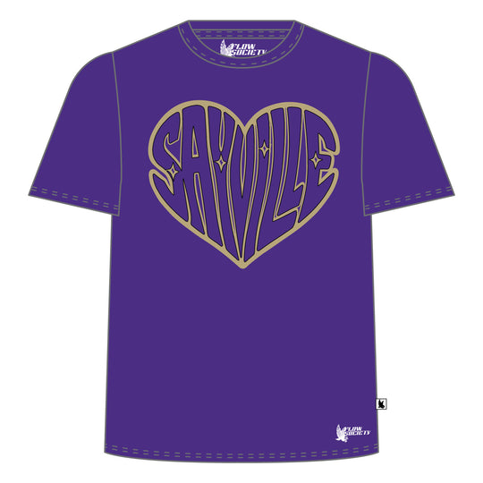 Youth & Adult Sayville Heart Tee Shirt - 4 colors!