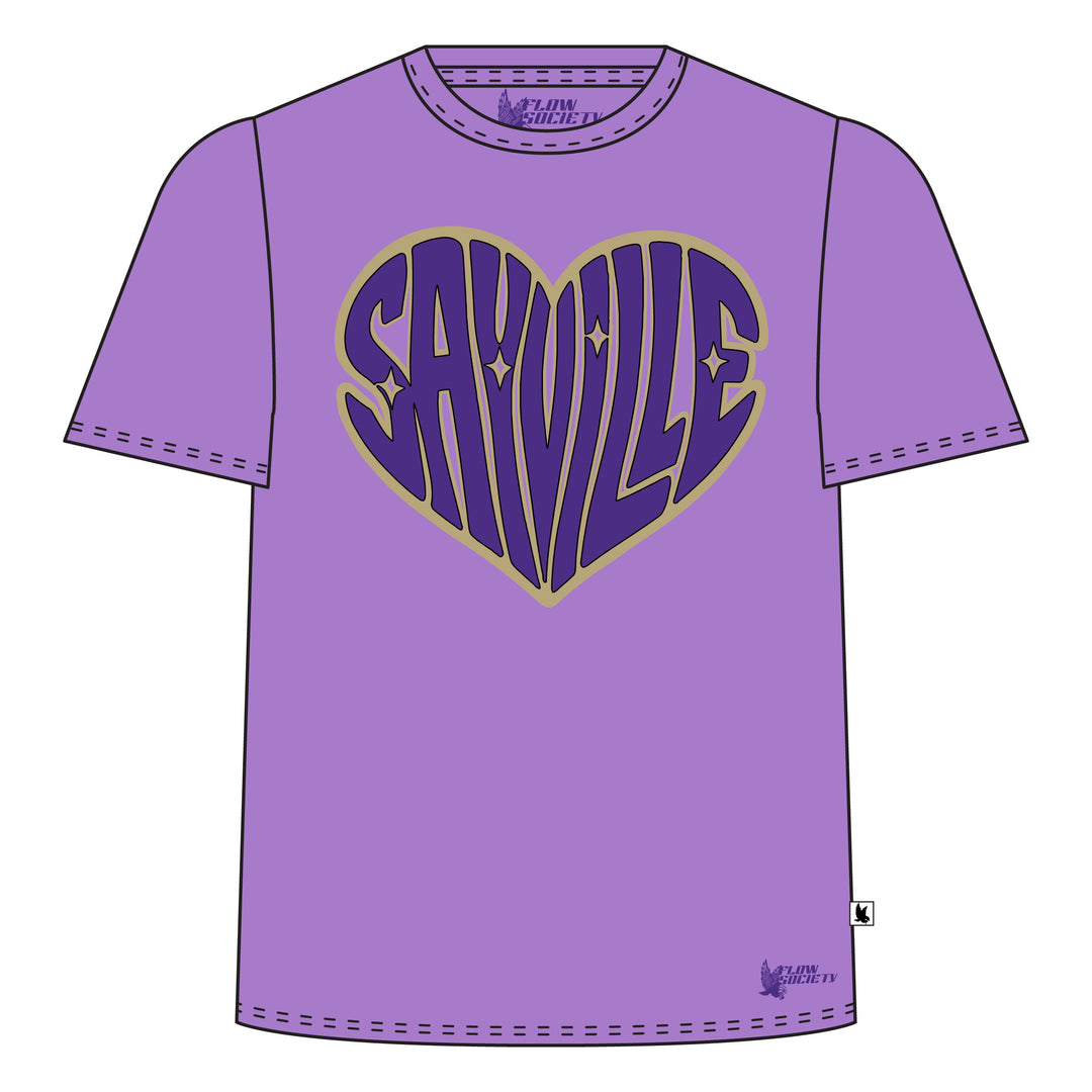 Youth & Adult Sayville Heart Tee Shirt