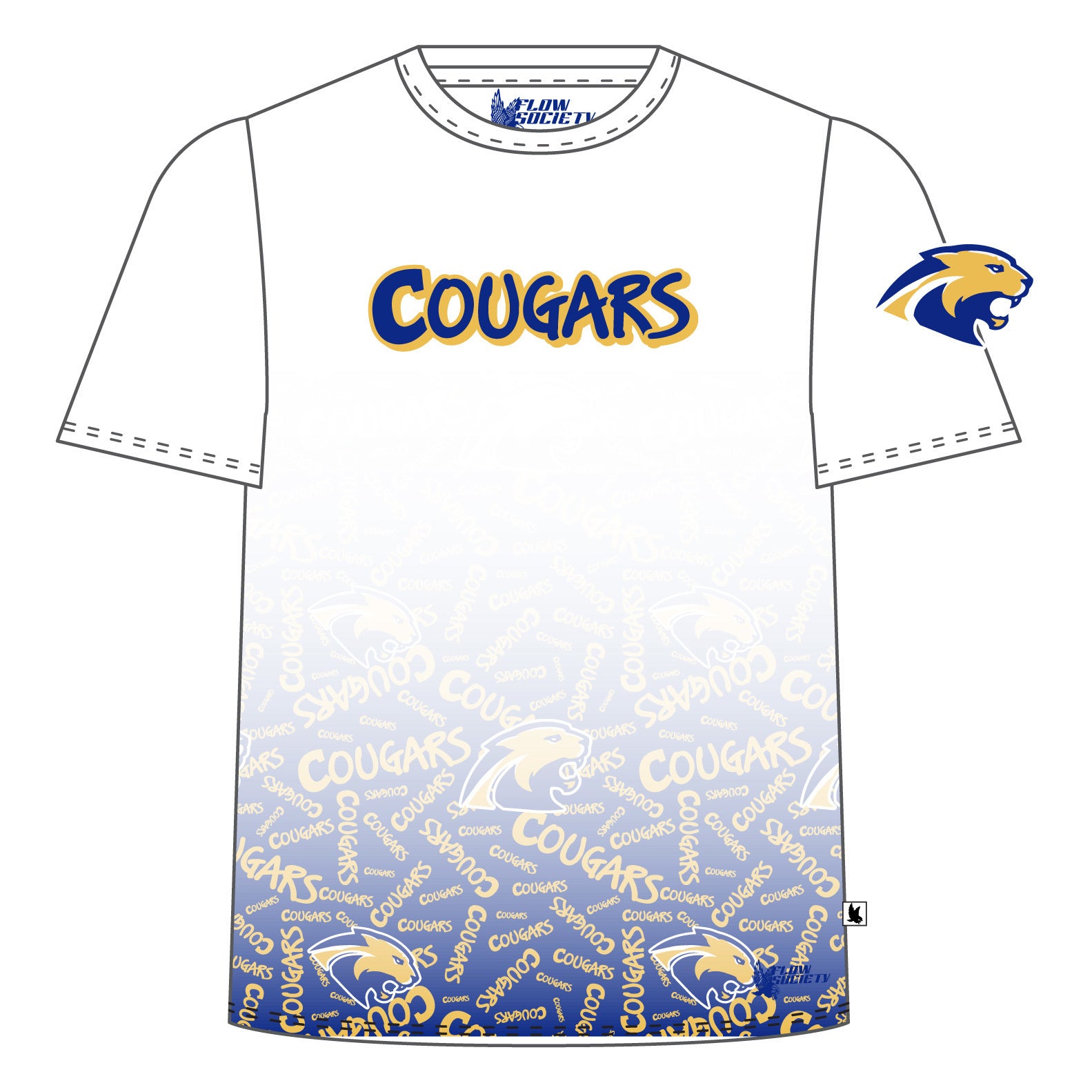 Youth & Adult Cougars Tee Shirt - 2 colors!
