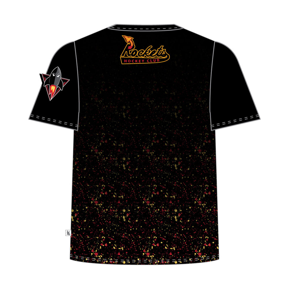 Youth & Adult Rockets Hockey Splatter Tee Shirt