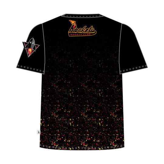 Youth & Adult Rockets Hockey Splatter Tee Shirt