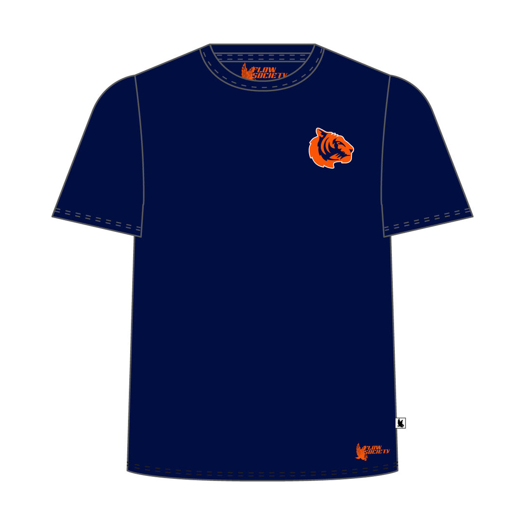Youth & Adult Mendham Tigers Logo Navy Tee Shirt