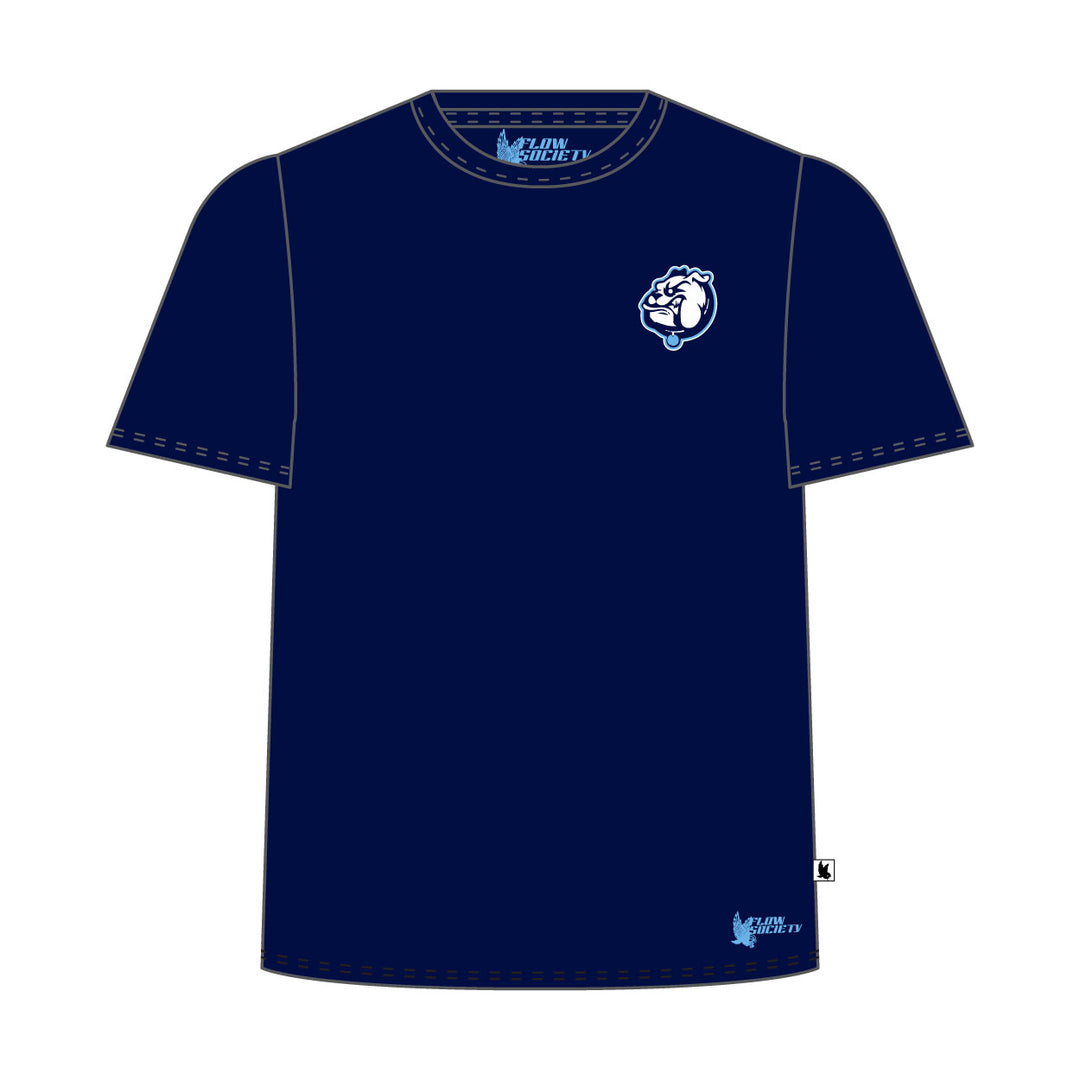 Youth & Adult Mendham Bulldogs Logo Navy Tee Shirt