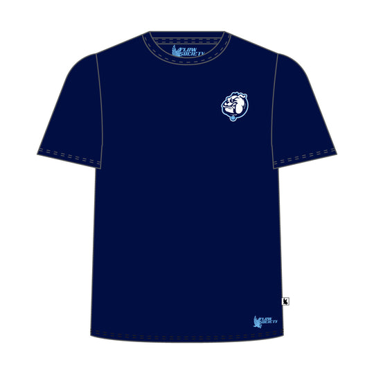 Youth & Adult Mendham Bulldogs Logo Navy Tee Shirt