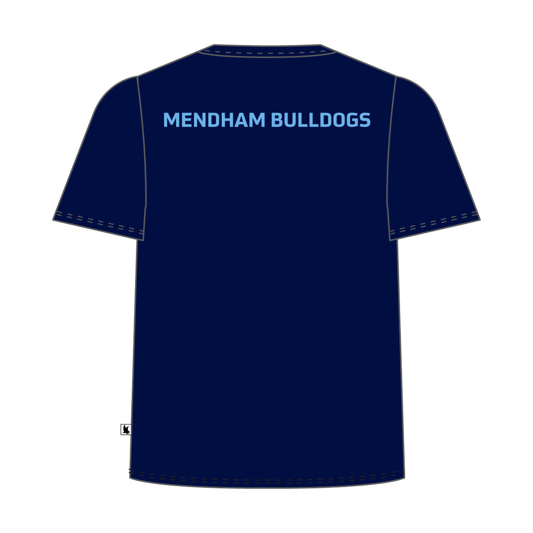 Youth & Adult Mendham Bulldogs Logo Navy Tee Shirt