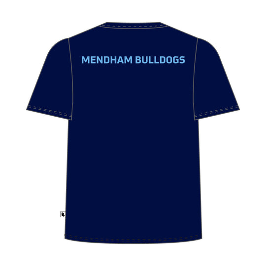 Youth & Adult Mendham Bulldogs Logo Navy Tee Shirt
