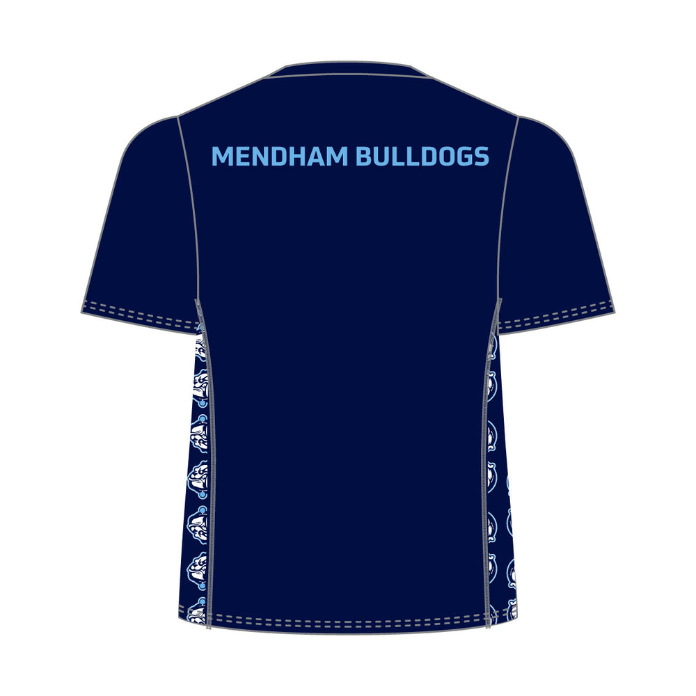 Youth & Adult Mendham Bulldogs Logo Side Panel Tee Shirt