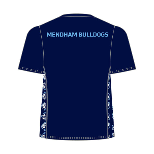 Youth & Adult Mendham Bulldogs Logo Side Panel Tee Shirt