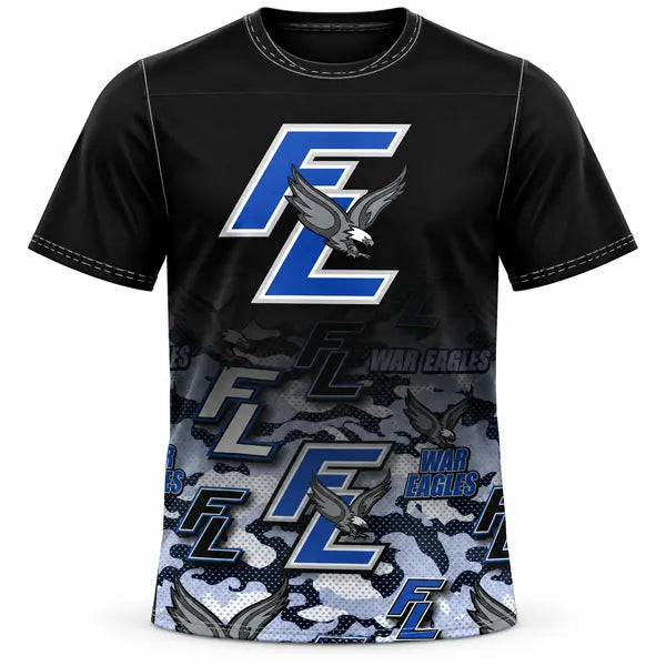 Youth & Adult Franklin Lakes War Eagles Tee Shirt