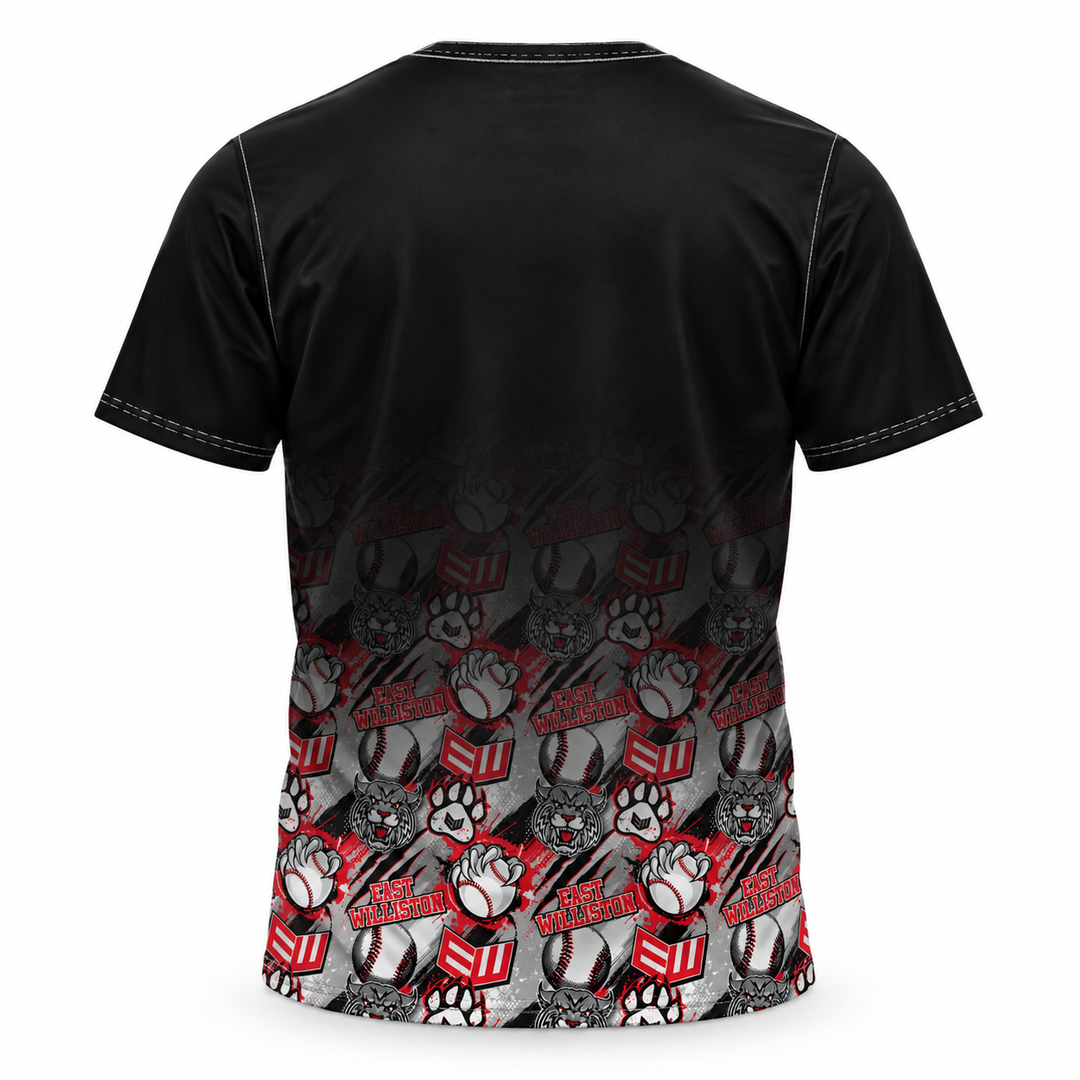 Youth & Adult East Williston Wildcats Tee Shirt