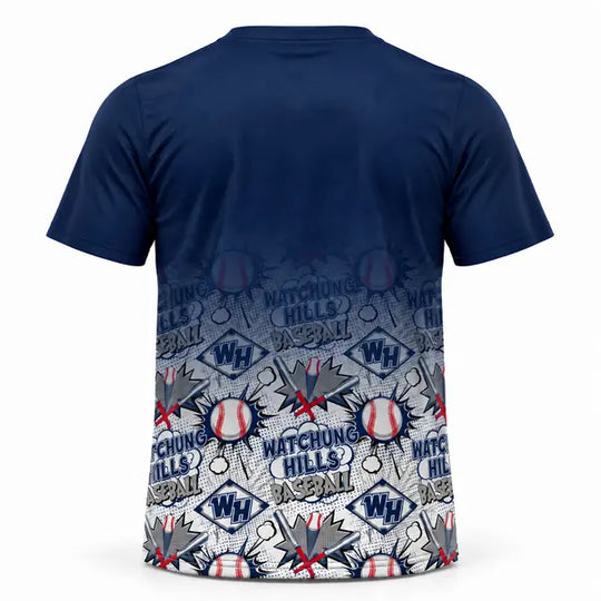 Youth & Adult Watchung Hills Baseball Tee Shirt