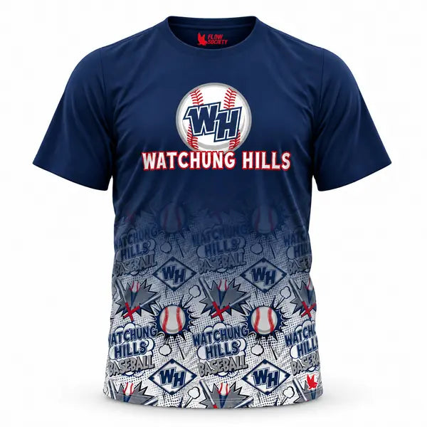 Youth & Adult Watchung Hills Baseball Tee Shirt