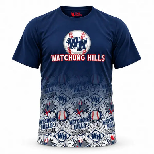 Youth & Adult Watchung Hills Baseball Tee Shirt