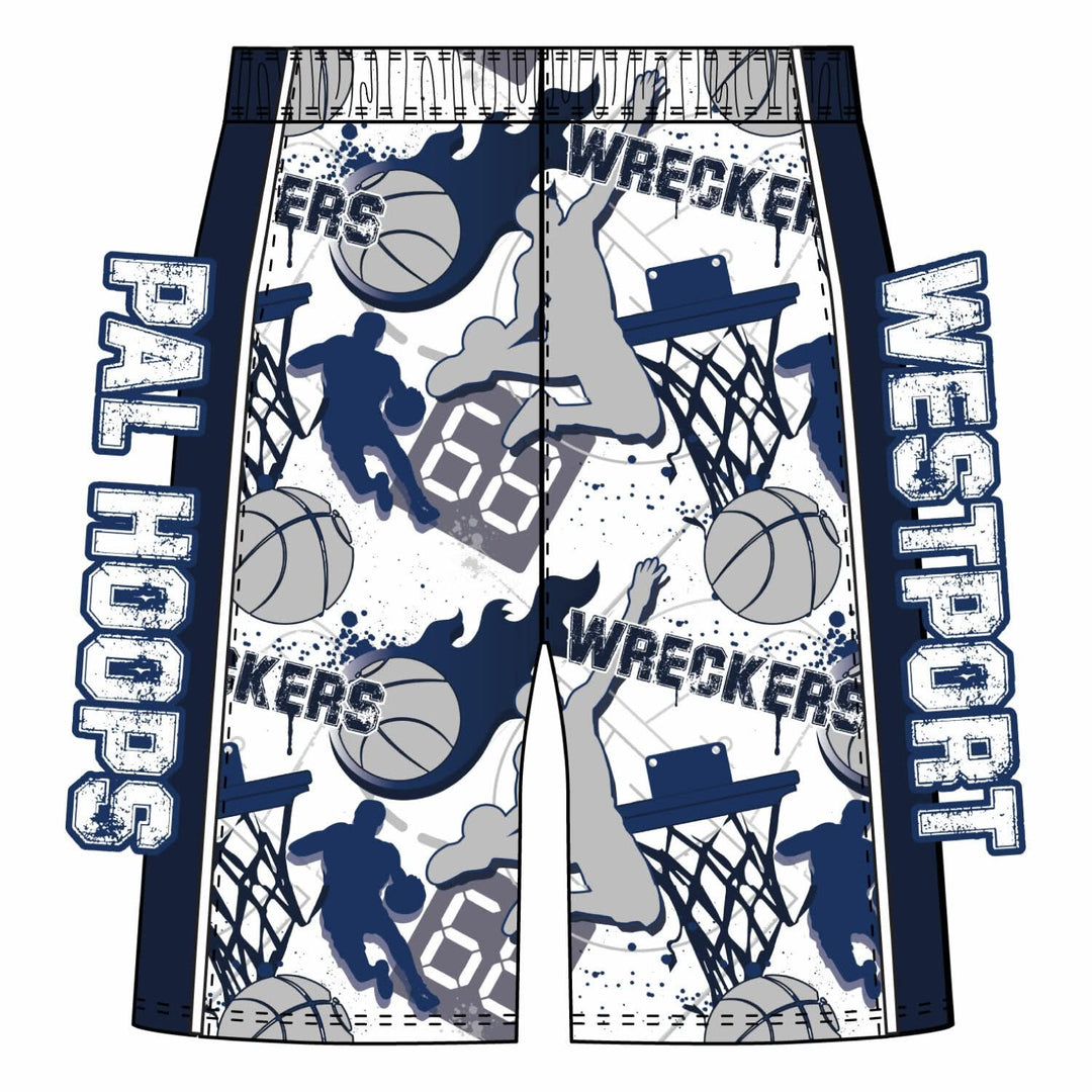 Boys & Mens Westport Wreckers PAL Hoops Classic Short - 3 colors!