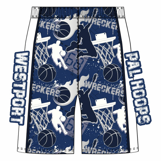 Boys & Mens Westport Wreckers PAL Hoops Classic Short - 3 colors!