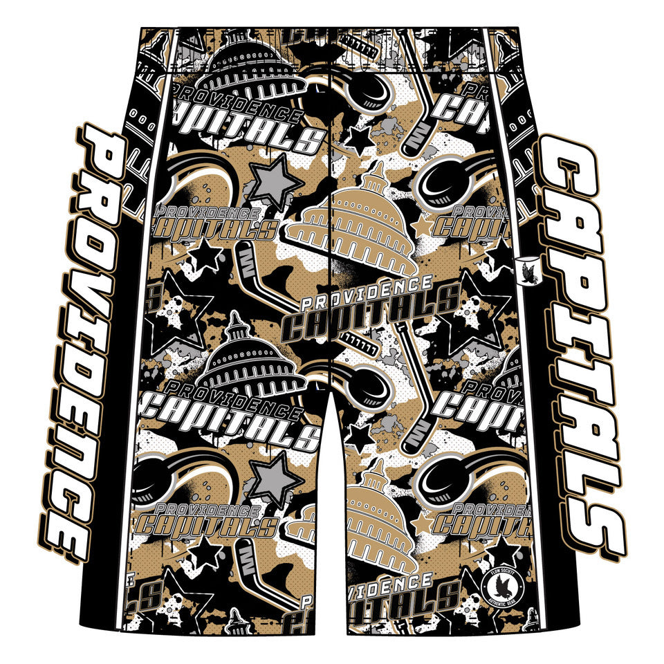 Boys & Mens Providence Capitals Hockey Camo Short