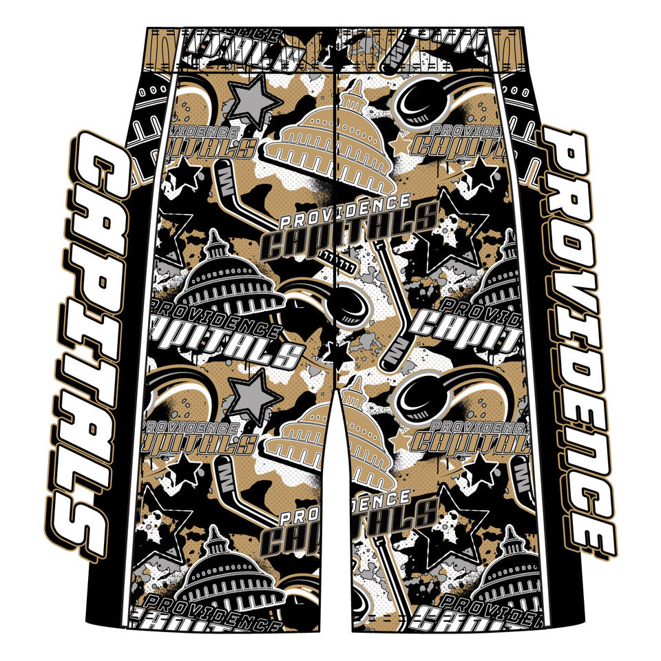 Boys & Mens Providence Capitals Hockey Camo Short