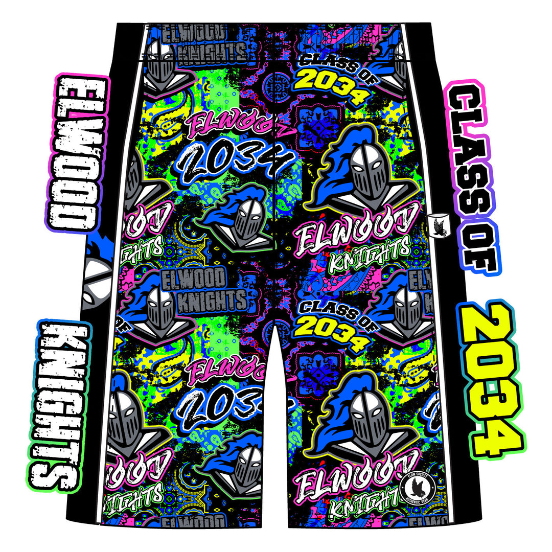 Boys & Mens Elwood Knights Class of 2034 Short