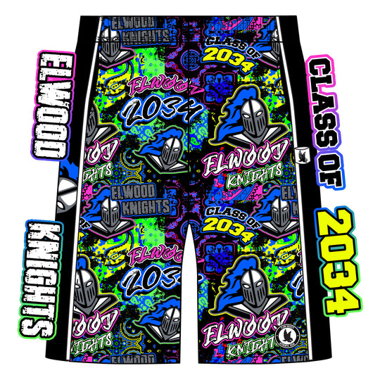 Boys & Mens Elwood Knights Class of 2034 Short