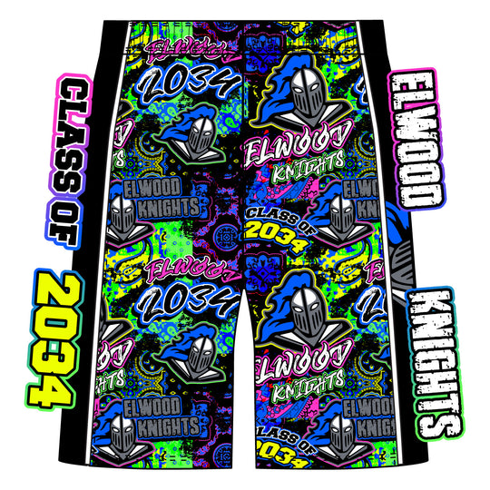 Boys & Mens Elwood Knights Class of 2034 Short