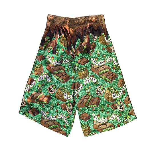 Boys Dubai Drip Chocolate Short