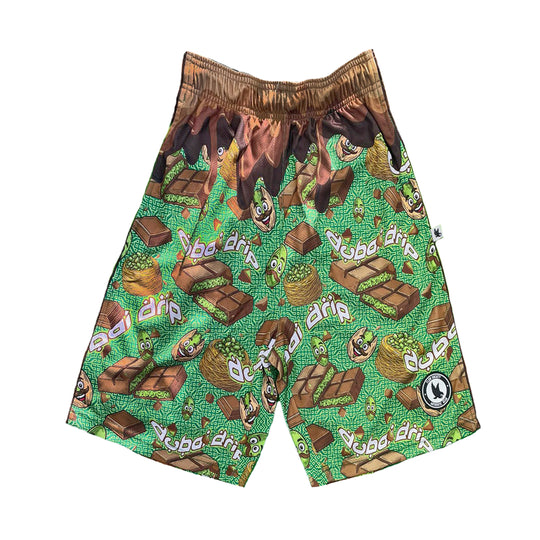 Boys Dubai Drip Chocolate Short