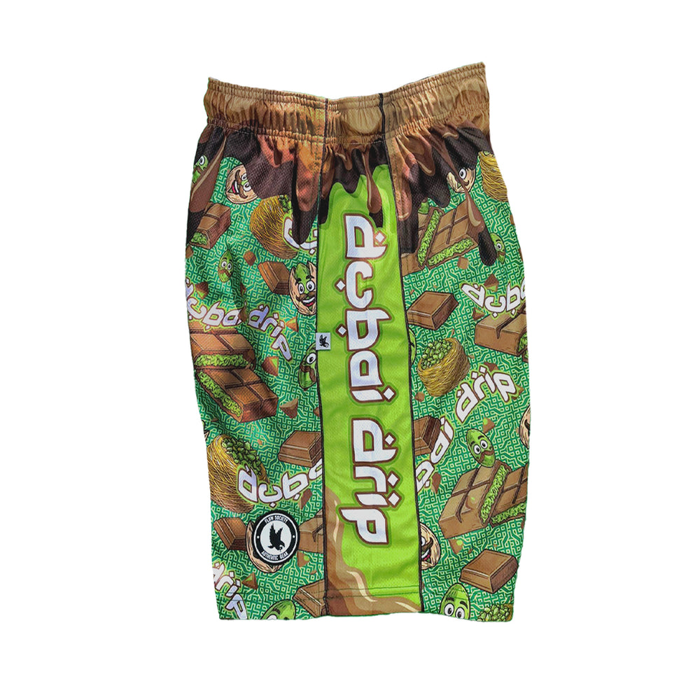 Boys Dubai Drip Chocolate Short