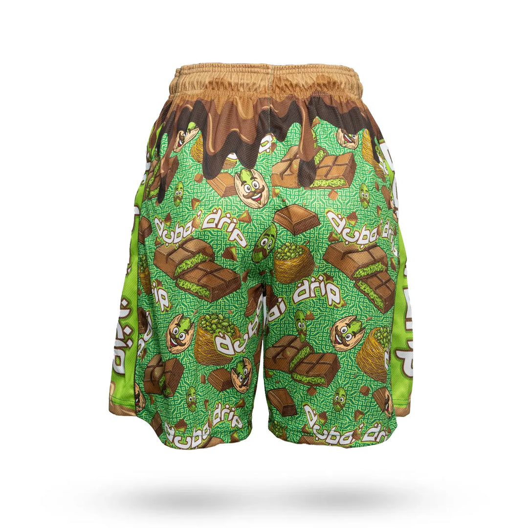 Boys Dubai Drip Chocolate Short