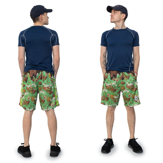 Mens Dubai Drip Chocolate Short