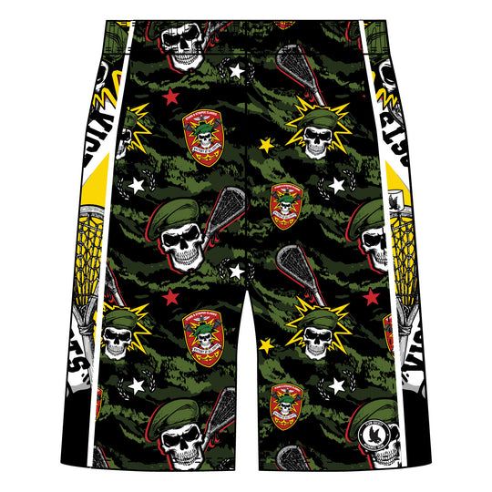 Boys Green Beret Tigerstripe Camo Short