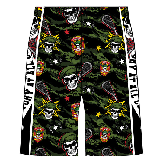 Boys Green Beret Tigerstripe Camo Short