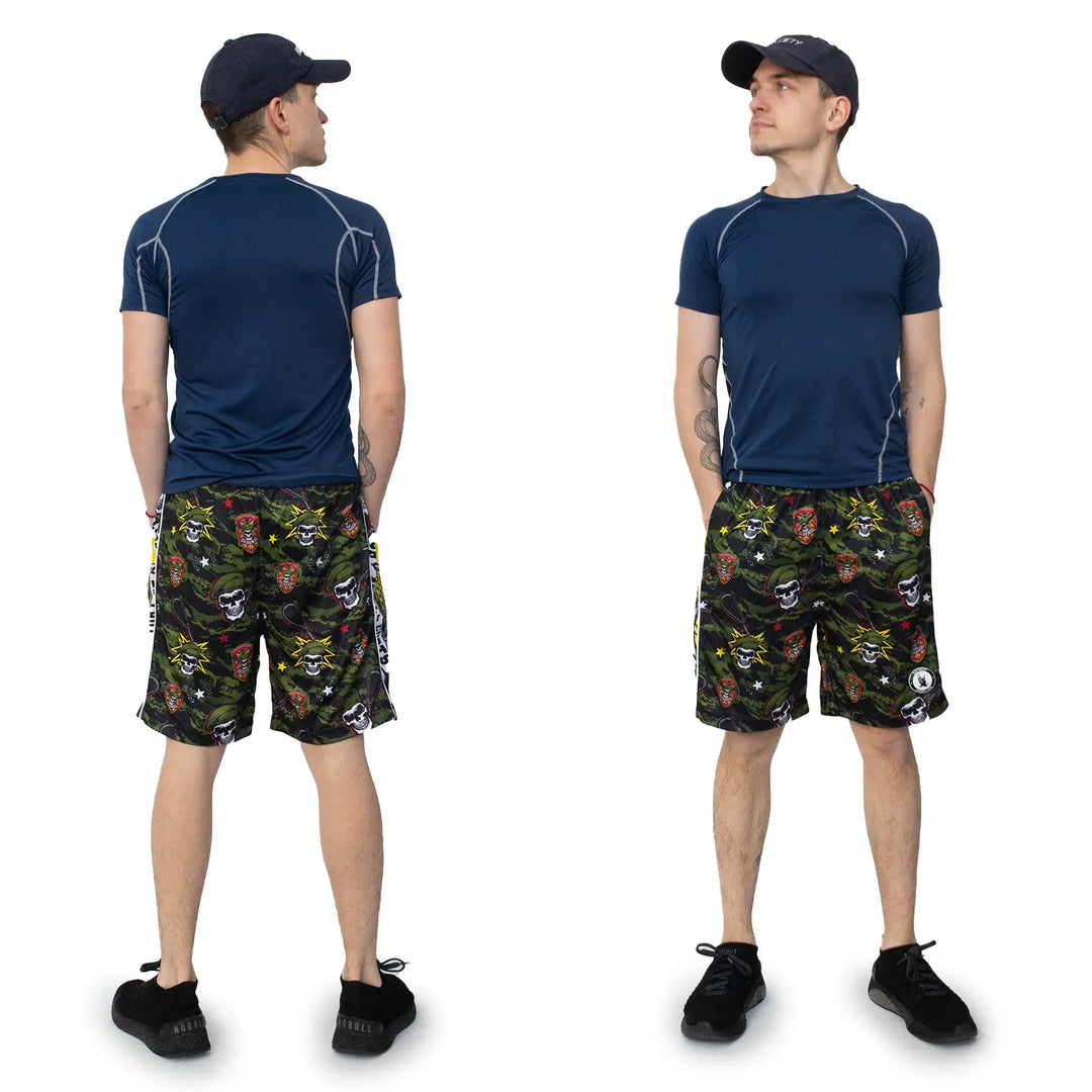 Mens Green Beret Tigerstripe Camo Short