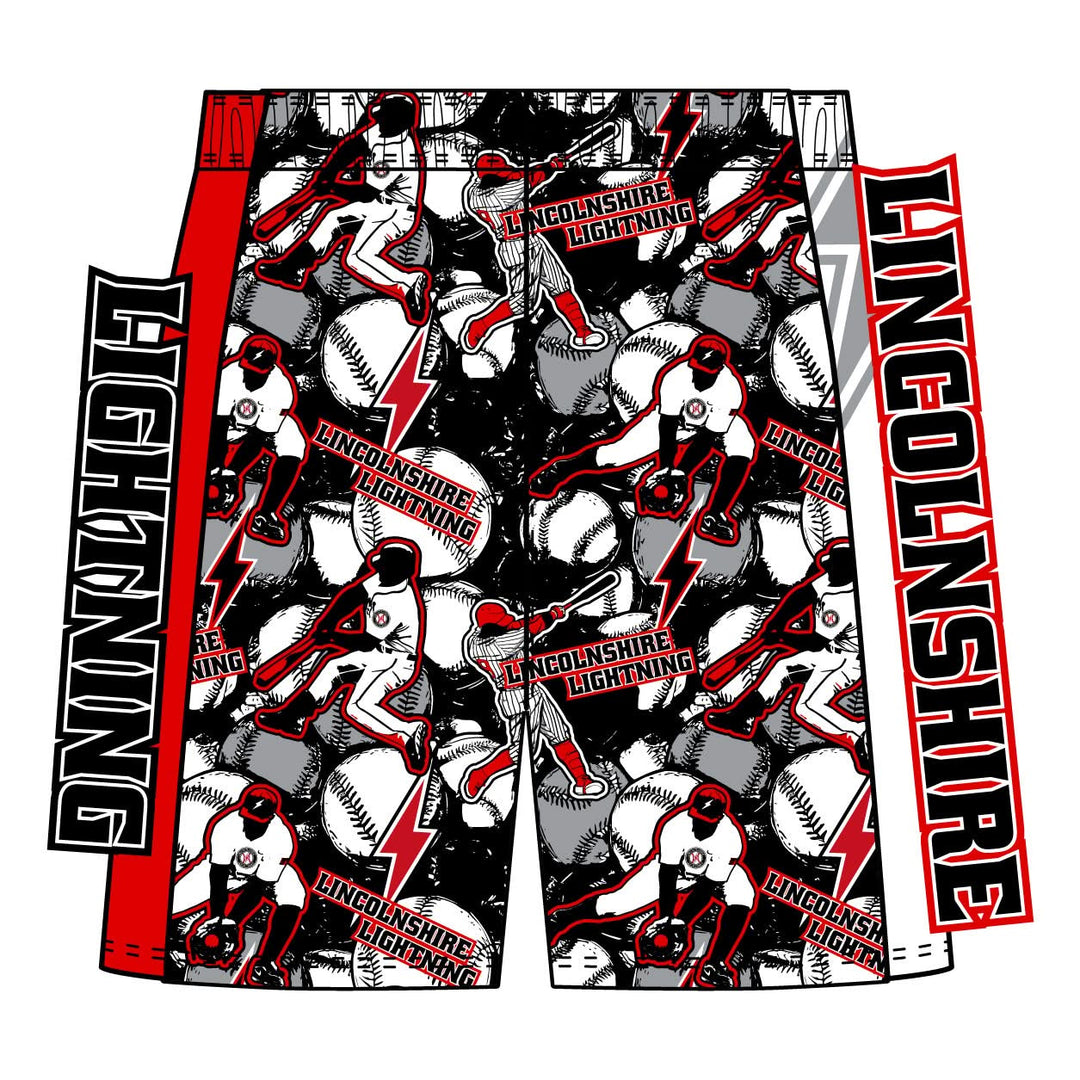 Boys & Mens Lincolnshire Lightning Baseball Drip Short Mid-length