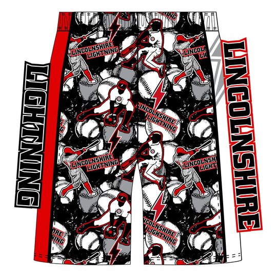 Boys & Mens Lincolnshire Lightning Baseball Drip Short Classic