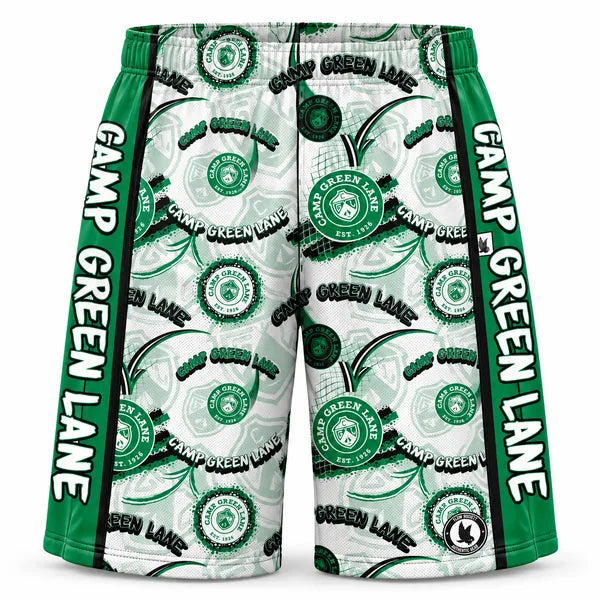 Boys & Mens Camp Green Lane Short - 2 colors, 2 lengths!