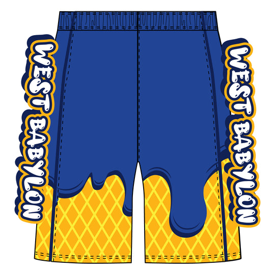Boys & Mens West Babylon Eagles Ice Cream Drip Short - 2 lengths!