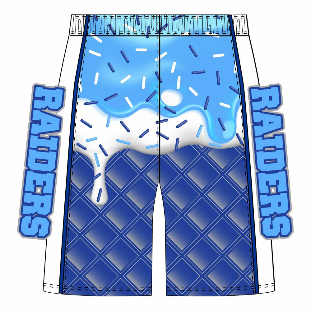 Boys & Mens SPF Raiders Baseball Ice Cream Drip Short Mid-length