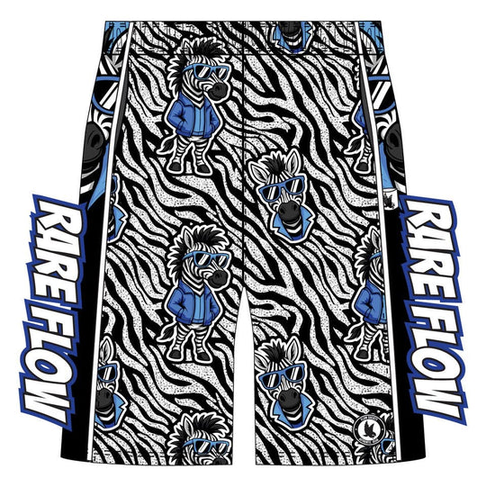 Boys & Mens Jordans Guardian Angels Zebra 7 inch (Boys) 8 inch (Mens) Short - 2 colors!