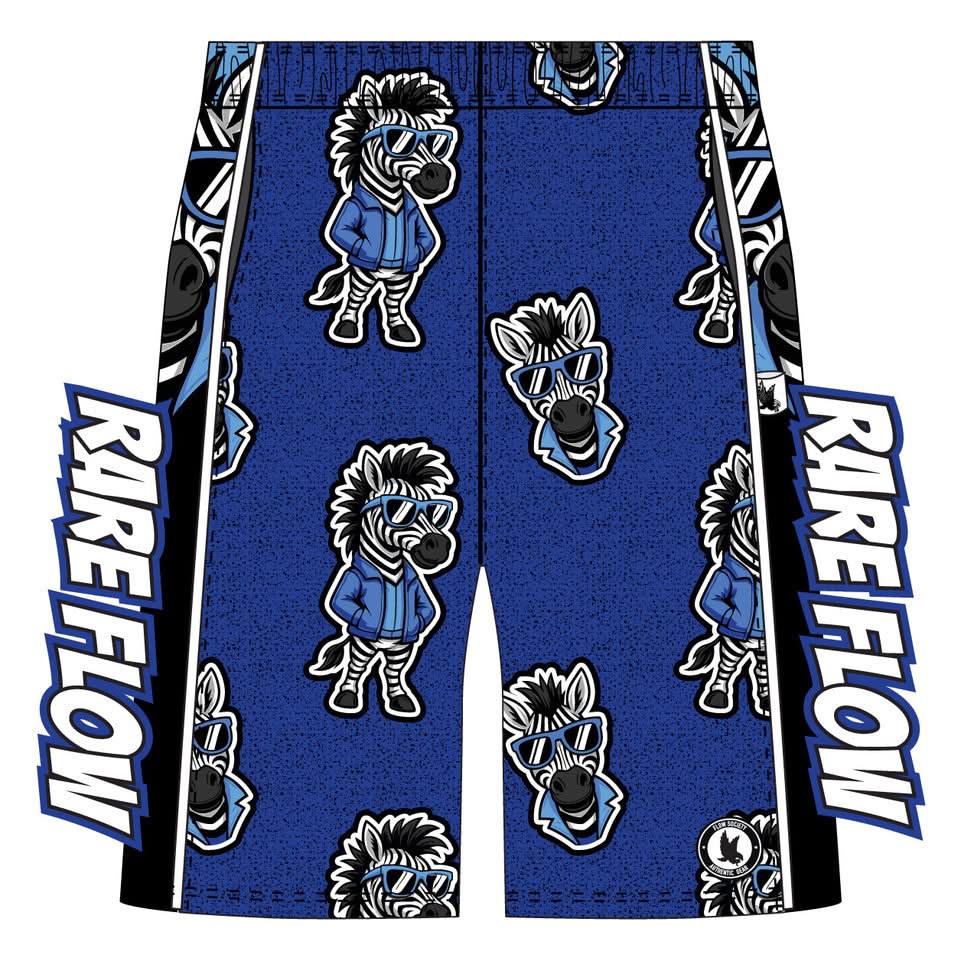 Boys & Mens Jordans Guardian Angels Zebra 7 inch (Boys) 8 inch (Mens) Short - 2 colors!