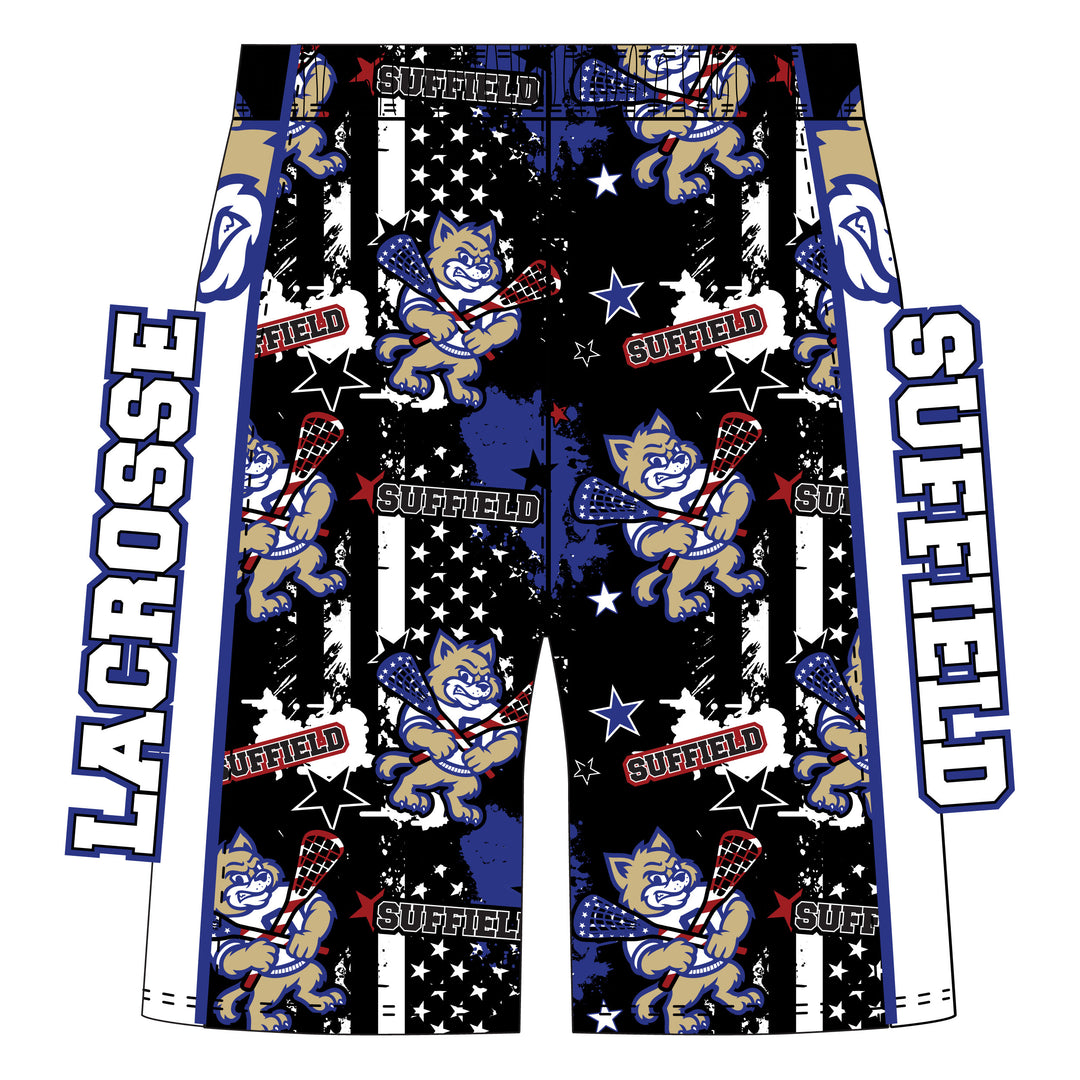 Boys & Mens Suffield Youth Lacrosse Short - 2 lengths!