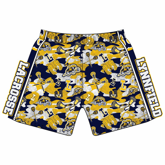 Boys & Mens Lynnfield Lacrosse Camo Short Mid-length