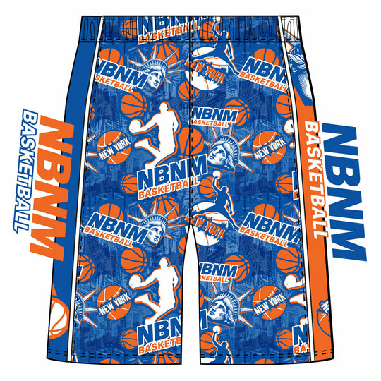 Boys & Adult North Bellmore North Merrick Basketball Mid-length Short - 2 options!