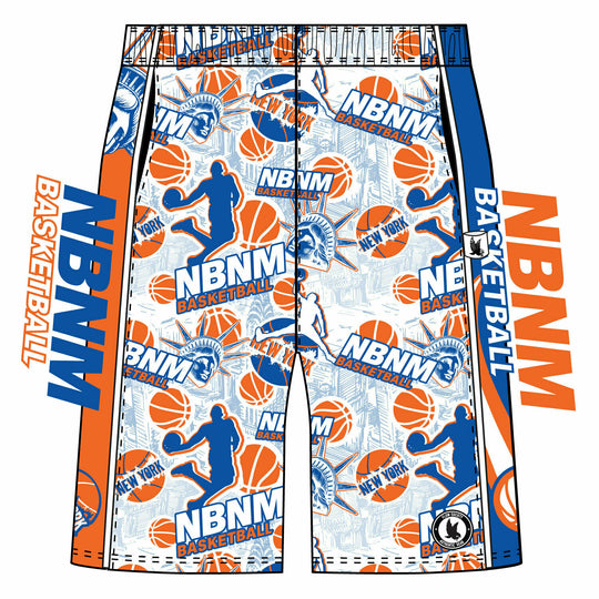 Boys & Adult North Bellmore North Merrick Basketball Mid-length Short - 2 options!