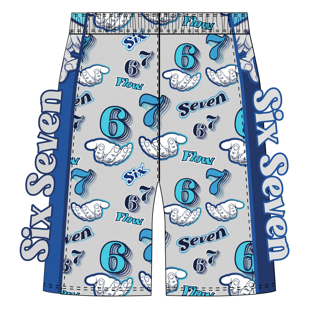 Mens 6 7 Meme Handshake Short