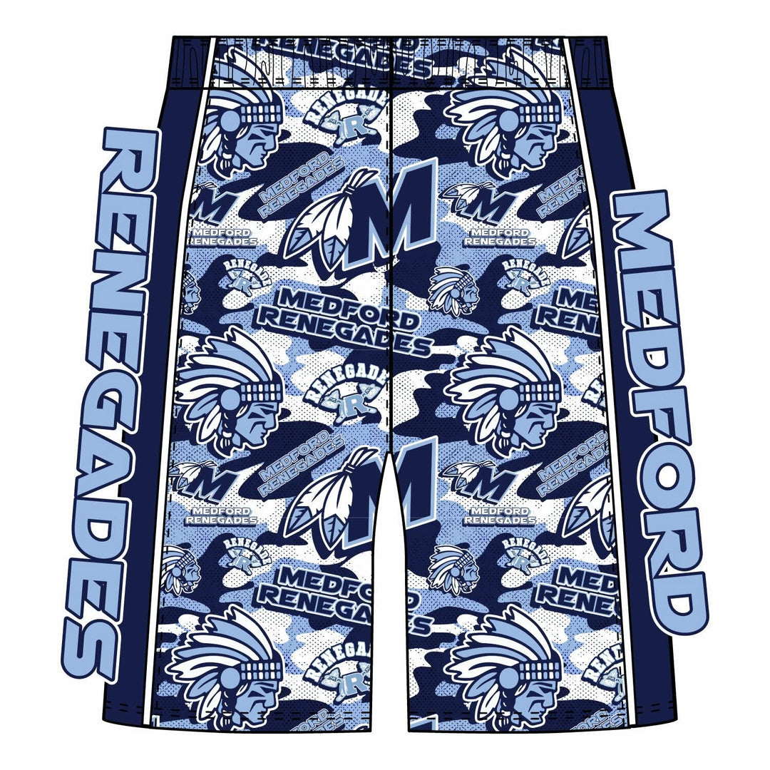 Boys & Mens Medford Renegades Camo Short Mid-length
